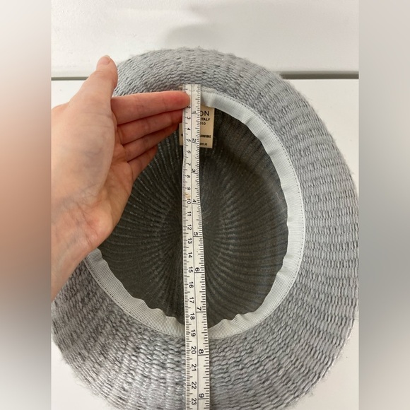 Vintage Eaton’s Fedora Style Hat Grey Made in Italy Womens - Picture 8 of 10